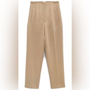 Zara High Waist Tan Women's Pants